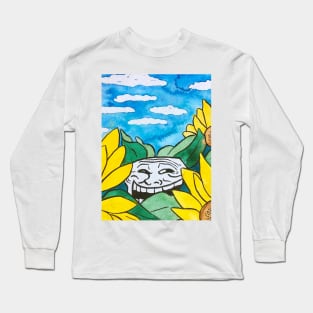 Ukiyo-e meme: U Mad? [Troll Face] Long Sleeve T-Shirt